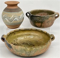 3pc Assorted Pottery