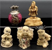 Asian Netsuke Figurines & More