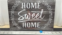 Decorative tin sign (8" x 12") - Home Sweet Home