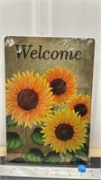 Decorative tin sign (8" x 12") - Welcome