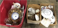Household China Dishes, Collection Plates.l,