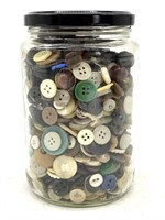 Buttons in Jar (jar is 5.5”)