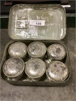Early Tin Spice Containers.