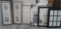 Lot of 7 Large Frames w/Glass