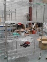 4ft Rolling Wire Rack