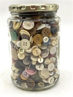Jar of Buttons (jar is 5.5”)
