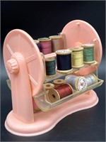 Vintage Plastic Thread Carousel 8” x 3.5” x 6.25”