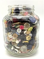 Jar of Buttons (jar is 6.25”)