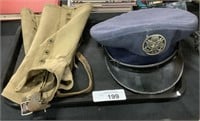 U.S. Air Force Dress Hat, Boot Leggings.