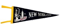 Vintage New York Pennant 17.5”
