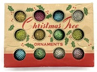 Vintage Miniature Christmas Tree Ornaments -