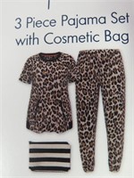 3pc Leopard Pajama Set XL