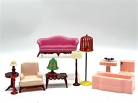 Vintage Renwal Plastic Dollhouse Furniture :