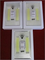 Light Switch LED Lights Lot of 3