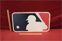 Retro Major League Baseball Metal Sign