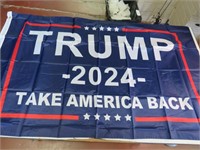 Trump Flag Take American Back 2024 5x3'