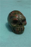 1 1/2" Carved Gemstone Skull