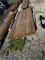 Bundle of assorted lumber including 1x4x8 & 1x6x8