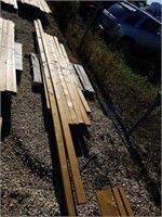 Bundle of assorted lumber including 2x4x16 &