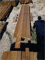 Bundle of assorted lumber including 5/4x6x10 &