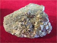 Brilliant Pyrite Crystals w/ Quartz