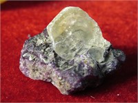 Amethyst w/ Terminated Quartz Crystal