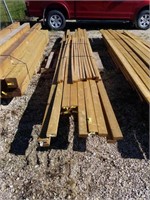Bundle of assorted lumber including 2x4x12 &