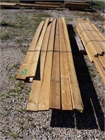 Bundle of assorted lumber including 5/4x6x16 &