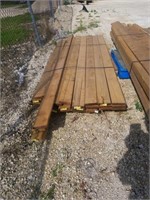 Bundle of assorted lumber including 5/4x6x10 &