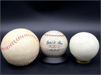 Vintage Baseball Stoneware Talcum Powder Shaker,
