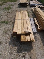 Bundle of assorted lumber including 1x6x6 & 1x6x8