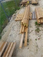 Bundle of assorted lumber including 2x4x10 and