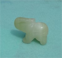1 1/2" Carved Gemstone Elephant