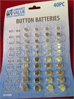 40 Button Batteries, for Watches, Games and More
