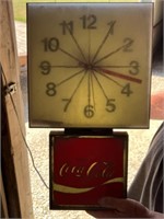 Coca Cola Advertising Clock