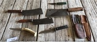 Meat Cleavers and Knives