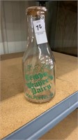 Vintage Lemon Weaver’s Dairy Milk Bottle