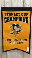 Pittsburgh Penguins Stanley Cup Champions sign