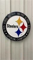 Wooden Steelers Sign