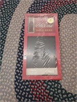 Coca-Cola chalk board original packaging