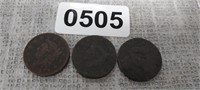 (3) NO DATE LARGE CENTS
