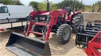 Mahindra 5545 Shuttle w/ Bucket & Loader