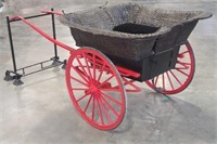Circa 1880 Governess Horse Drawn Cart Wagon