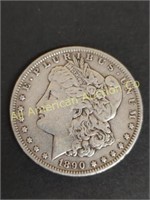 1890-O MORGAN SILVER DOLLAR