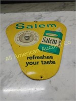 VTG METAL SALEM CIGARETTE ADVERTISING THERMOMETER