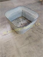 VTG GALVANIZED WASHTUB