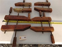 4 Jorgensen Wood Clamps