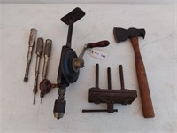 Vintage Woodworking Tools: 2 Yankee Drills, 2