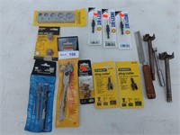 Woodworking Tool Lot: Countersinks, Plug Cutters,