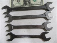 4pc Snap On OpenEnd Wrenches Tools